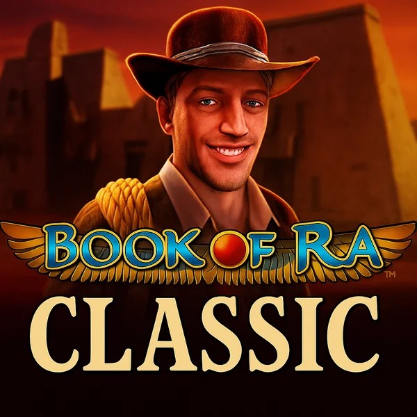 Book of Ra Classic by Novomatic, showcased at herculesscasino.de – game logo