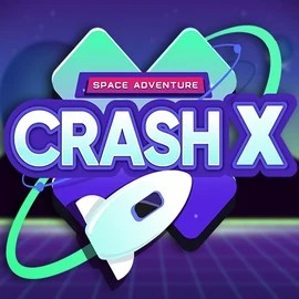 Logo of Crash X from Turbo Games at Hercules Casino