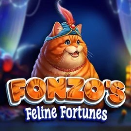 Fonzos Feline Fortunes online game logo by Pragmatic Play on herculesscasino.de