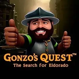 Logo of Gonzo's Quest from NetEnt at Hercules Casino