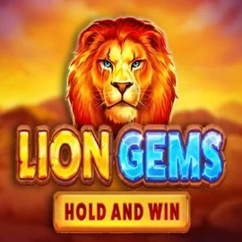 Lion Gems Hold and Win slot logo by Playson at Hercules CasinoLion Gems Hold and Win