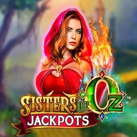 Sisters Of Oz Jackpots logo by Triple Edge Studios at Hercules CasinoSisters Of Oz Jackpots
