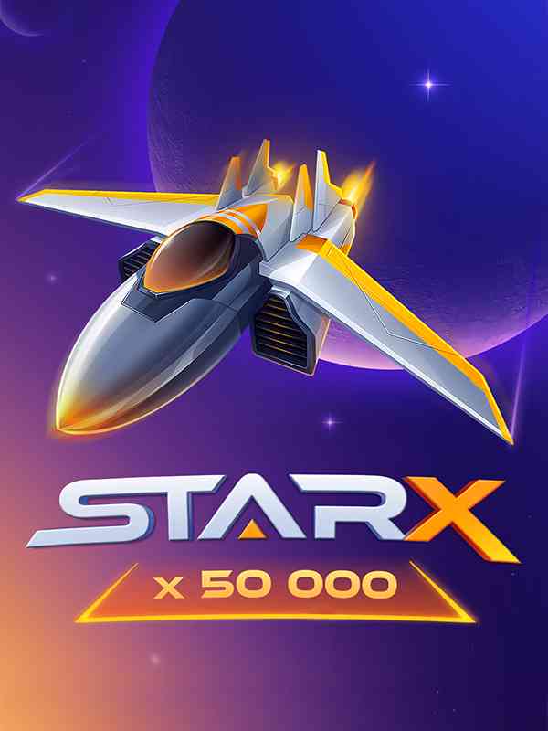 Logo of StarX from 100HP Gaming at Hercules Casino