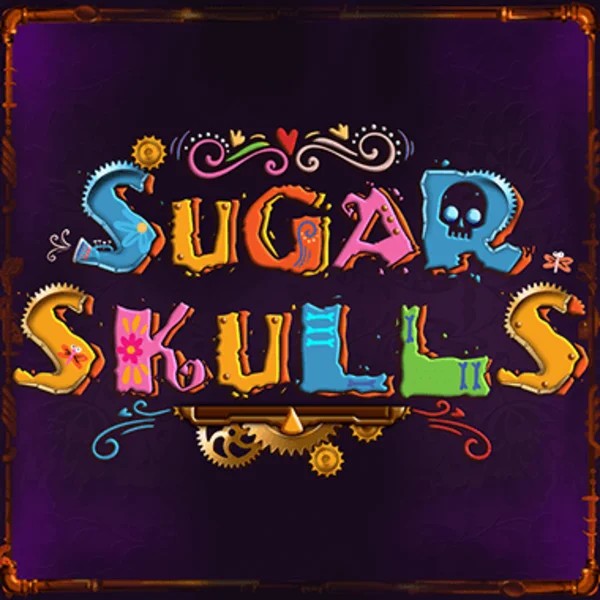Logo of Sugar Skulls from Booming Games at Hercules Casino